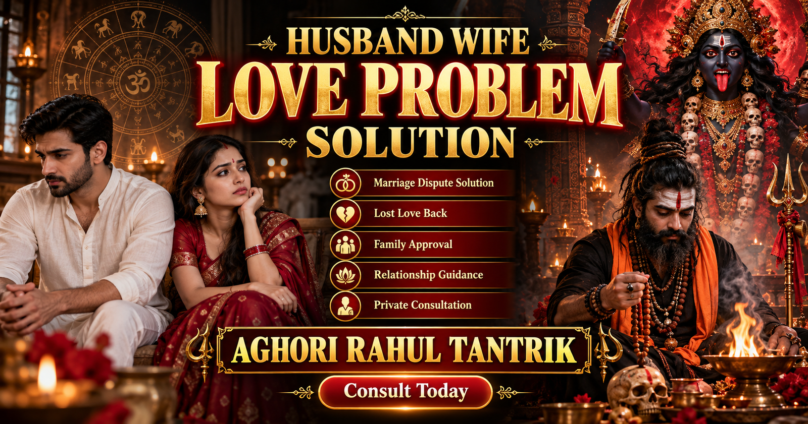 Husband Wife Love Problem Solution
