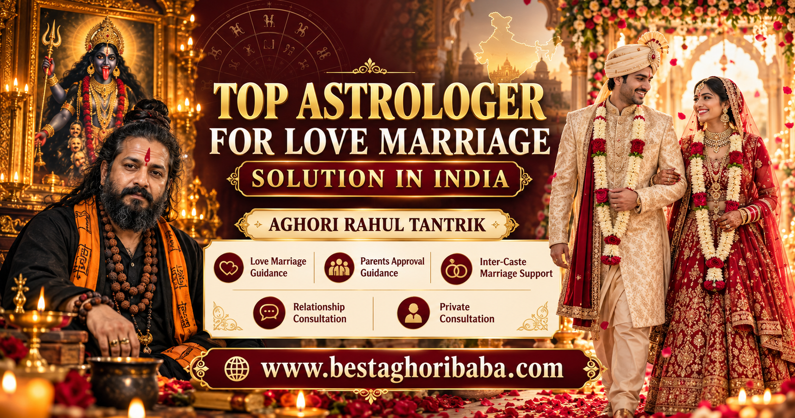 Top Astrologer for Love Marriage Solution in India